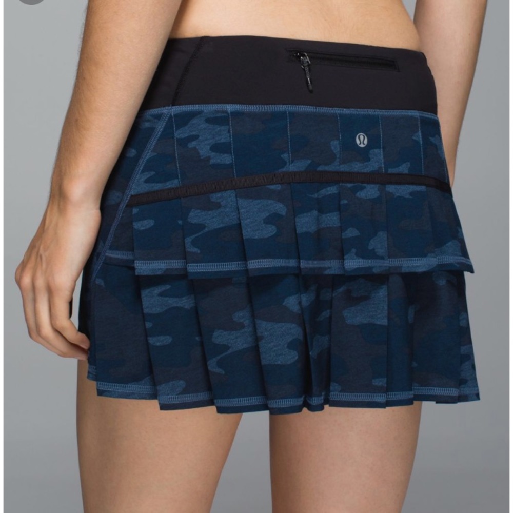 Lululemon pace setter camo skirt 4 Tall